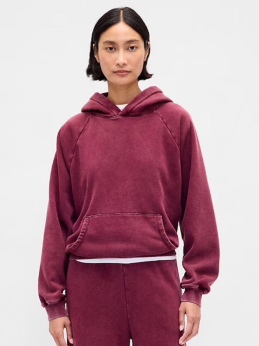 Gap VintageSoft Hoodie - Tuscan Red Wash